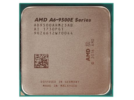 Процессор AMD A6 9500E BOX 35W, 2C/2T, 3.4Gh(Max), 1MB(L2-1MB), AM4 (AD9500AHABBOX)