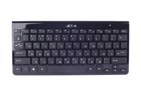 Клавиатура беспроводная ультракомпактная Jet.A SlimLine K9 BT, Bluetooth, чёрная