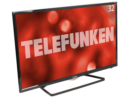 Телевизор TELEFUNKEN TF-LED32S39T2S LED 32" Black, 16:9, 1366х768, 5000:1, 240 кд/м2, 2xUSB, 2xHDMI, AV, WiFi, RJ-45, DVB-T, T2, C