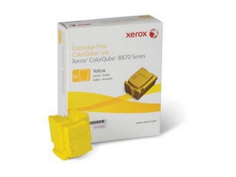 Набор твердочернильных брикетов Xerox 108R00960 для ColorQube 8870 6шт желтый 17300стр