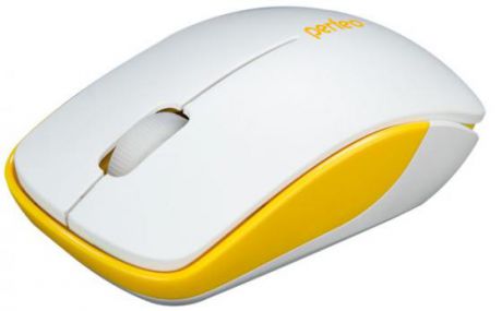 Мышь Perfeo PF-763-WOP-W/Y бело-желтый USB