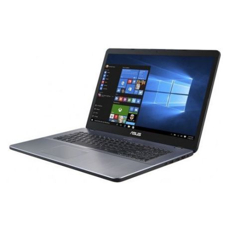 Ноутбук ASUS VivoBook X705UB-GC226, 17.3", IPS, Intel Core i3 8130U 2.2ГГц, 8Гб, 1000Гб, 128Гб SSD, nVidia GeForce Mx110 - 2048 Мб, Endless, 90NB0IG2-M02530, серый