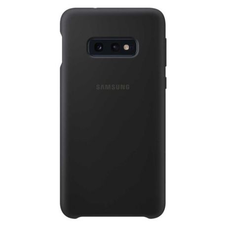 Чехол (клип-кейс) SAMSUNG Silicone Cover, для Samsung Galaxy S10e, черный [ef-pg970tbegru]