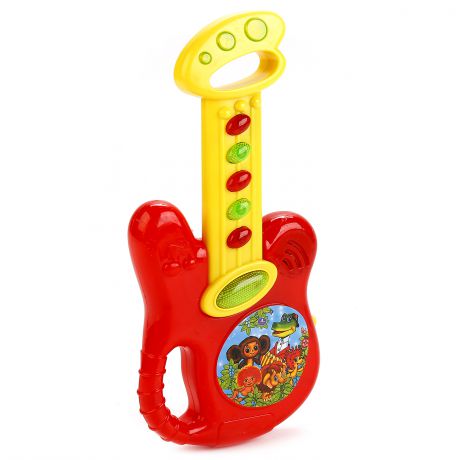 Музыкальная игрушка Умка Электрогитара красная с желтым