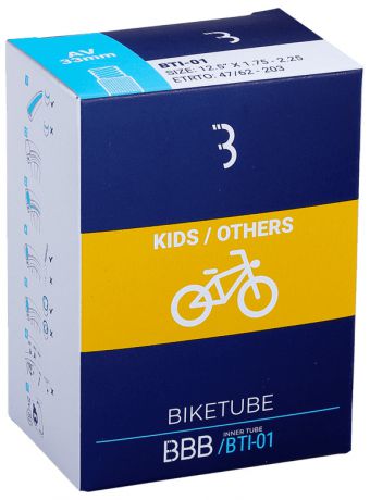 Запчасть BBB BTI-11 BikeTube 16*1,75/2,35 AV 33mm