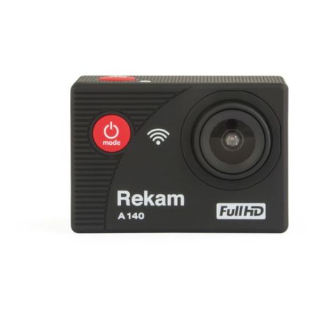 Экшн-камера REKAM A140 1080p, WiFi, черный [2680000005]