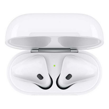 Наушники с микрофоном APPLE AirPods with Charging Case, Bluetooth, вкладыши, белый