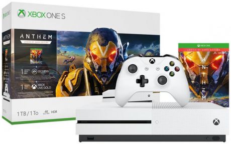Microsoft Xbox One S 1Tb ANTHEM:LegionofDawnEdition+1MXG+1MGP (черный)