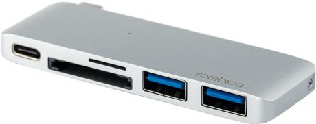 ROMBICA Type-C M3 2 x USB 3.0 (серебристый)