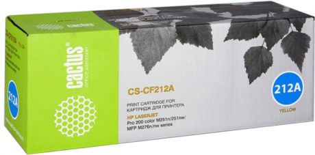 Cactus CS-CF212A для HP LaserJet Pro 200 M251/M276 (желтый)