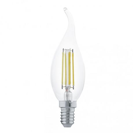 Лампа светодиодная филаментная E14 4W 2700К прозрачная 11497