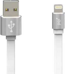 PQI i-Cable Metallic Apple 8pin 1м (белый)