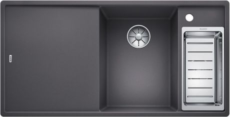 Кухонная мойка Blanco Axia III 6 S-F InFino темная скала 523490