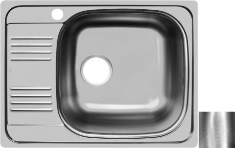 Кухонная мойка полированная сталь Ukinox Гранд GRP652.503 -GT8K 1R