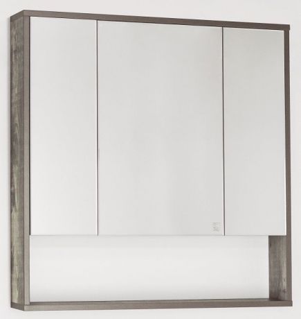 Зеркальный шкаф 80х80 см бетон Style Line Экзотик LC-00000399