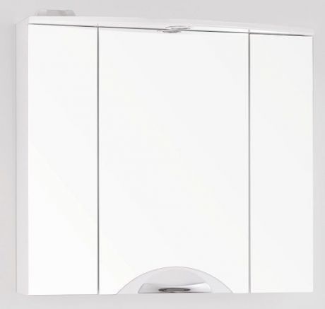 Зеркальный шкаф 76х71,8 см белый глянец Style Line Жасмин-2 LC-00000217