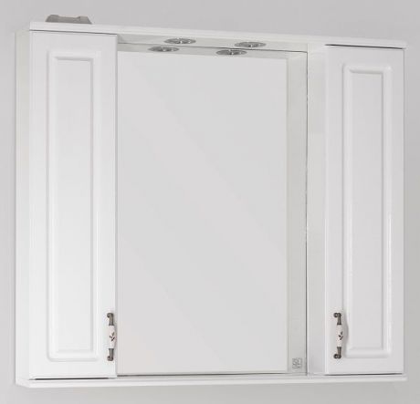 Зеркальный шкаф 90х83 см белый глянец Style Line Олеандр-2 LC-00000242