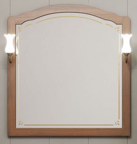 Зеркало 96х103,1 см светлый орех Opadiris Лоренцо LORENCO100ZP10