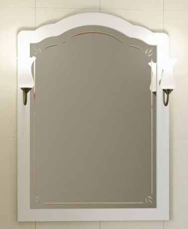 Зеркало 76х103,1 см белый Opadiris Лоренцо LORENCO80ZW