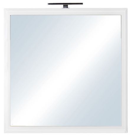 Зеркало 80х80 см белый глянец El Fante Лотос CC-00000387