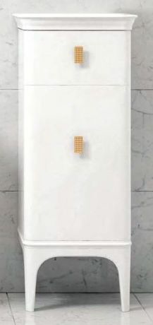 Шкаф напольный белый глянец BelBagno Prado PRADO-1100-AC-PC-BL