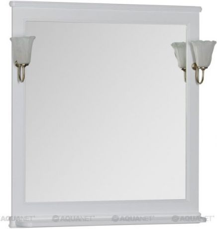Зеркало 92,2х100 см белый Aquanet Валенса 00180046