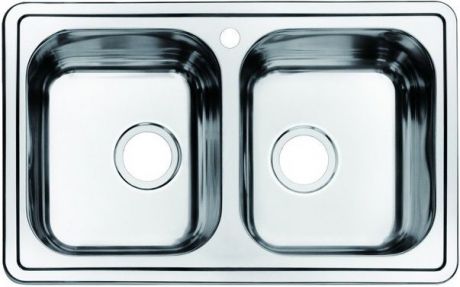 Кухонная мойка полированная сталь IDDIS Strit STR78P2I77