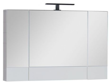 Зеркальный шкаф 100х67 см белый Aquanet Нота 00165372