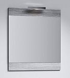 Зеркало 70х80 см со светильником дуб седой Br.02.07/Gray