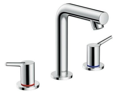 Смеситель для раковины, на 3 отверстия, с донным клапаном Hansgrohe Talis S 72130000