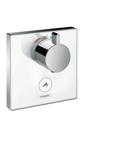 Термостат с отдельным выводом для ручного душа Hansgrohe ShowerSelect Glass Highflow 15735400