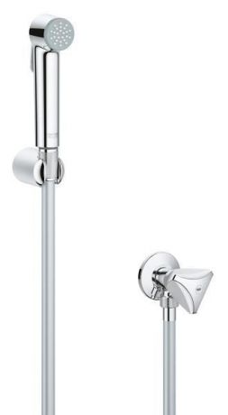 Душевой набор с угловым вентилем, 1 вид струи Grohe Tempesta-F 26357000