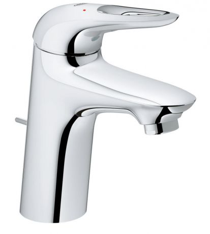 Смеситель для раковины со сливным гарнитуром, S-Size Grohe Eurostyle New 33558003