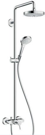 Душевая система с однорычажным смесителем Hansgrohe Croma Select S 180 2jet Showerpipe, 27255400