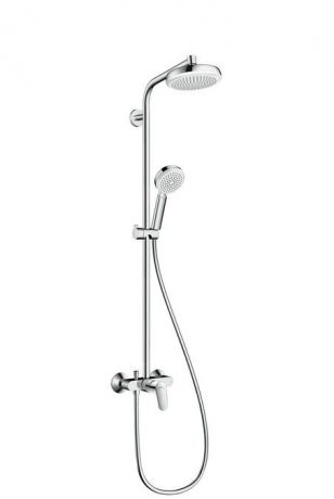 Душевая система с однорычажным смесителем Hansgrohe Crometta 160 1jet Showerpipe 27266400