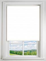 Рулонная штора ТомДом Мини Блекаут (белый) - ширина 83 см.