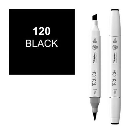 Маркер "Brush" 120, черный