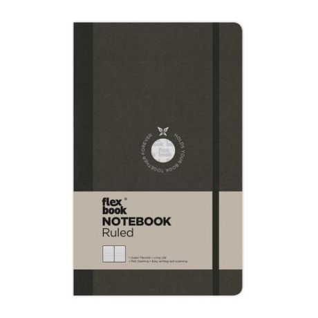 Блокнот в линейку "Flexbook", черный