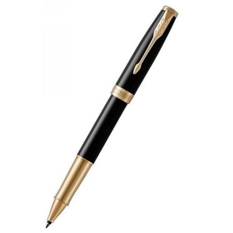Ручка-роллер "Sonnet Lacque Black GT" черная F