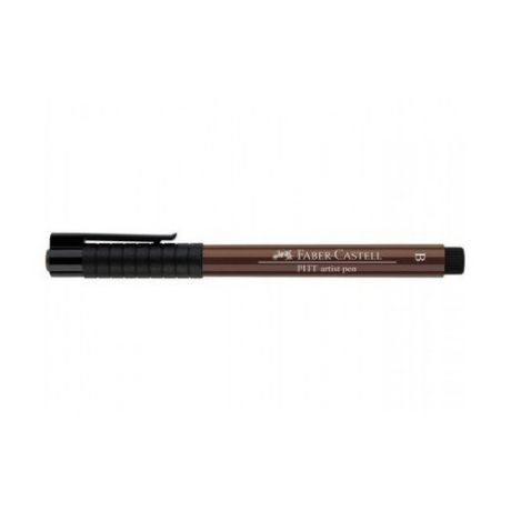 Капиллярная ручка "Pitt Artist Pen Brush", красно-коричневая