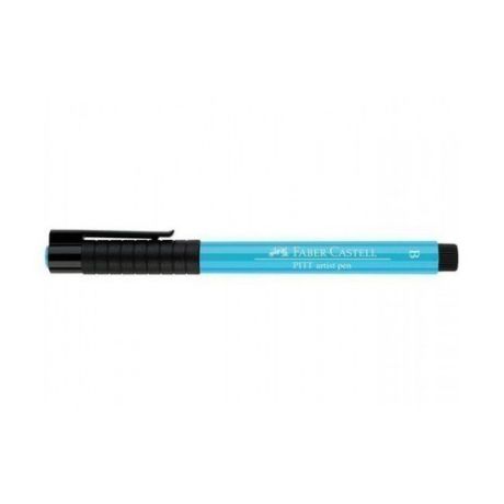 Капиллярная ручка "Pitt Artist Pen Brush", светло-кобальтовая бирюзовая