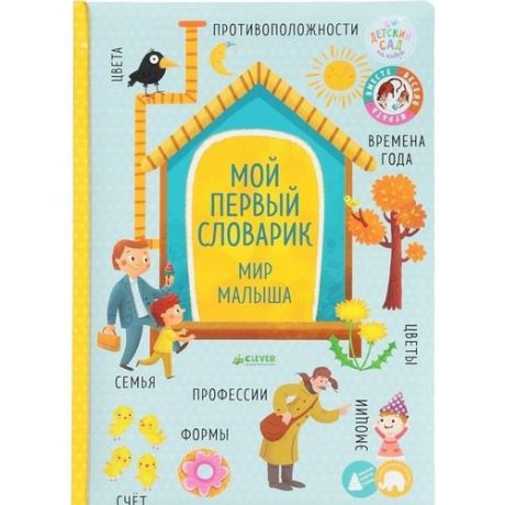 Книжки-картонки. Мой первый словарик. Мир малыша