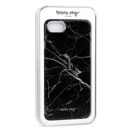 Защитный чехол для iPhone 7/8 "Slim case" Black Marble, черный мрамор