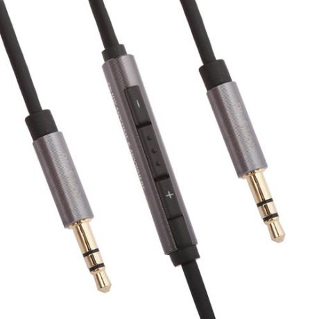Аудио-кабель Aux S120, 3,5 мм, черный