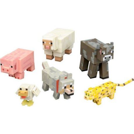 Игровой набор "Животные", 6 предметов