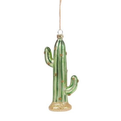 Новогодняя игрушка "Glitzy Cactus Bauble"