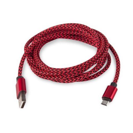 Кабель Digital AB-04 Red USB - micro USB, 2 м, красный