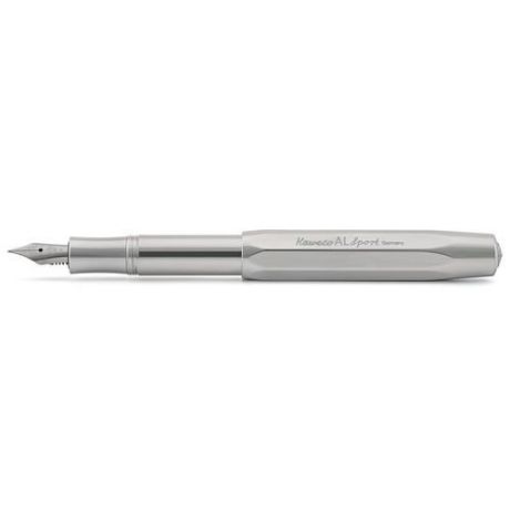 Перьевая ручка "AL Sport", светло-серая, 0,9 мм