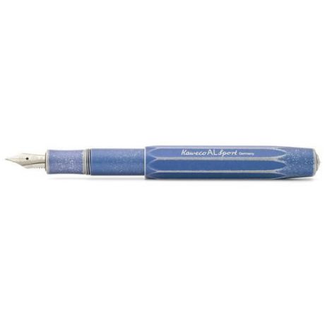 Перьевая ручка "AL Sport Stonewashed" F, синяя, 0,7 мм