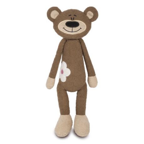 Мягкая игрушка "Медвежонок с цветочком", 33 см